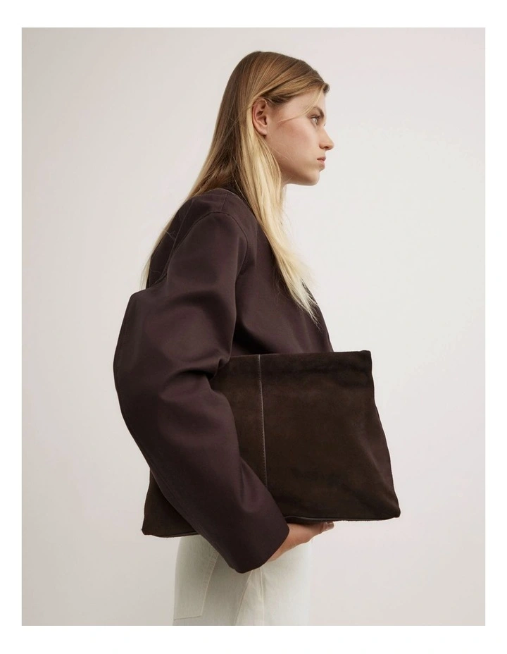 Scarlett Clutch in Bitter Chocolate image 2