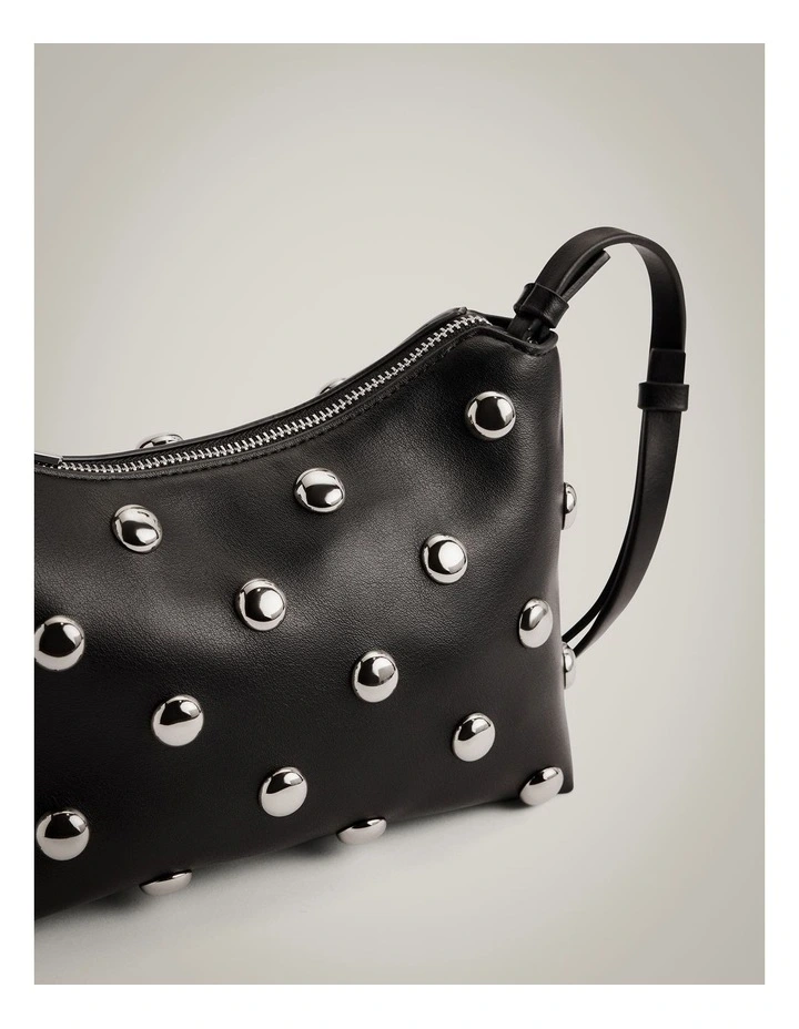 Paige Crossbody Bag in Black image 4