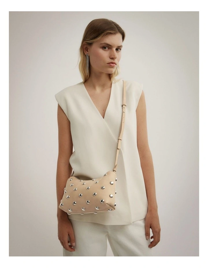 Paige Crossbody Bag in Sand image 2