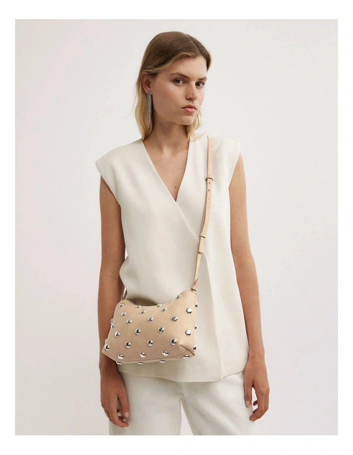 Paige Crossbody Bag in Sand image 2