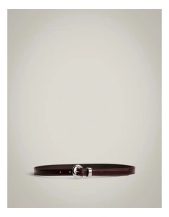 Olivia Slim Belt in Fig