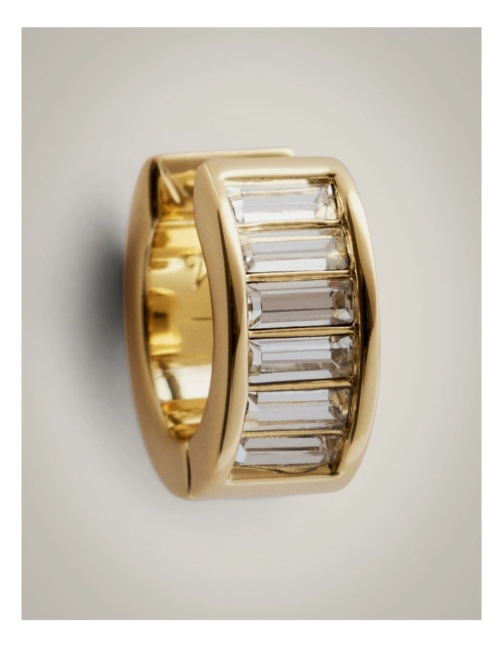 Alice Hoop Earrings in Gold image 3