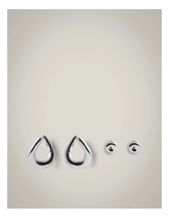 Meg Earrings Set in Silver image 1