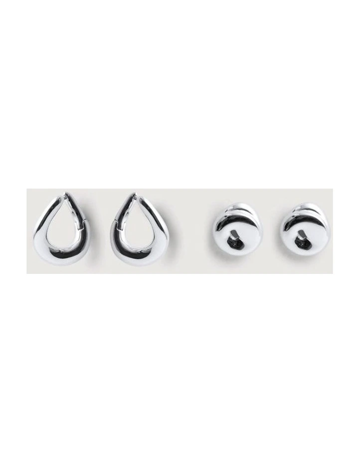Meg Earrings Set in Silver image 1