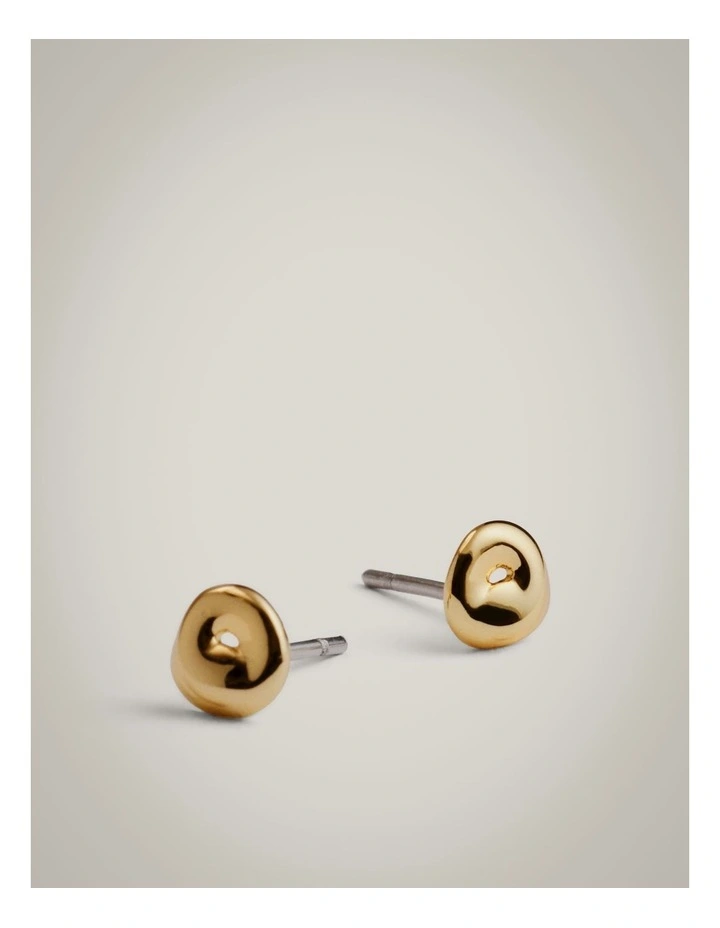 Meg Earrings Set in Gold image 5