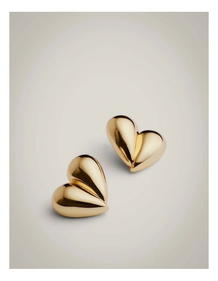 Kiera Stud Earrings in Gold image 4