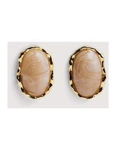 Frankie Stud Earrings in Gold