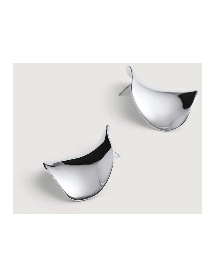 Darcy Earrings in Silver image 5