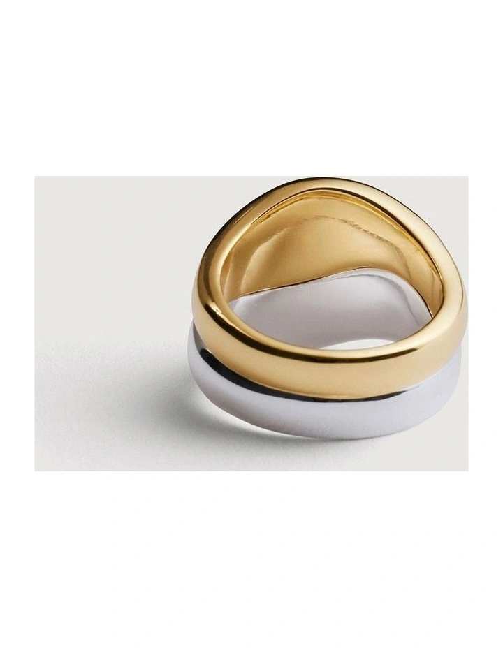 Sadie Ring Stack in Mixed Metal image 4
