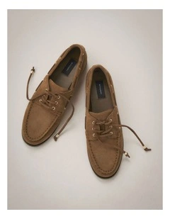 Elsie Side Loafers in Walnut