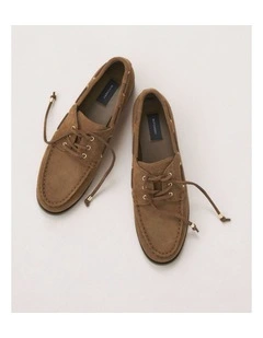 Elsie Side Loafers in Walnut