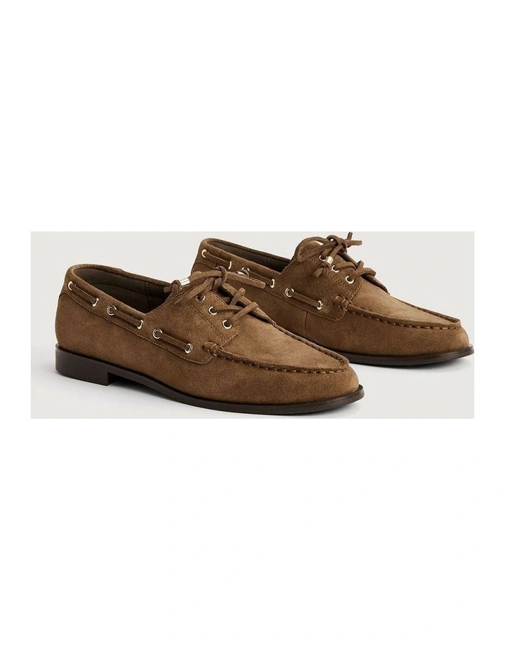 Elsie Side Loafers in Walnut image 4