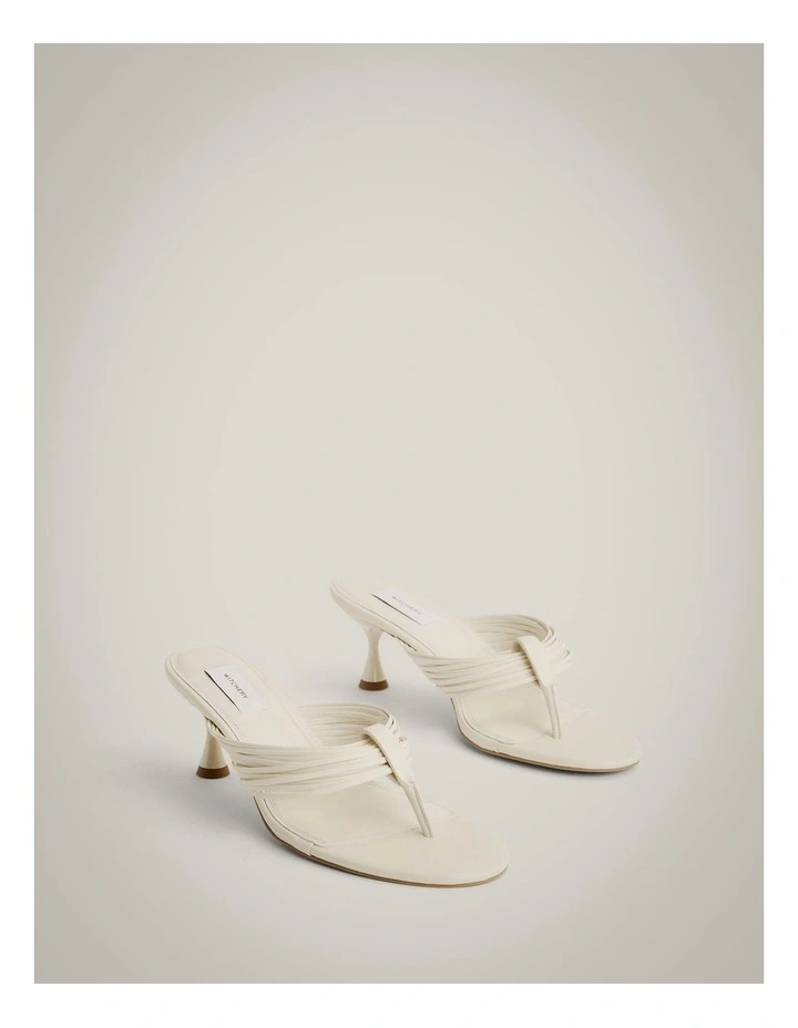 Anna Heels in Chalk image 3