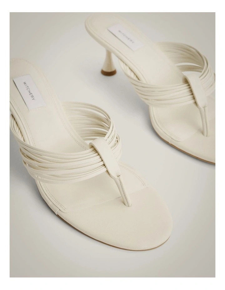 Anna Heels in Chalk image 4