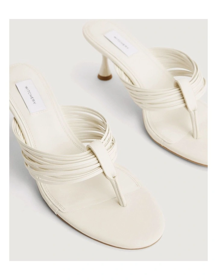 Anna Heels in Chalk image 4