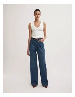 Wide Leg Jeans in Pacific Wash