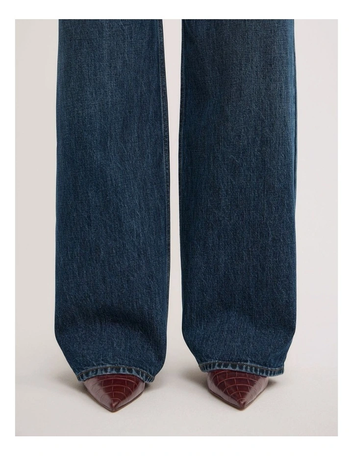 Wide Leg Jeans in Pacific Wash image 4