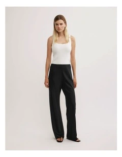 Bias Cut Pant in Black