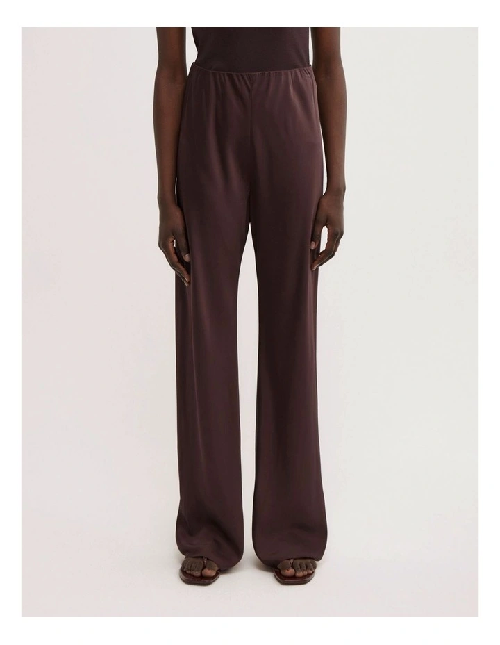 Bias Cut Pant in Espresso image 2