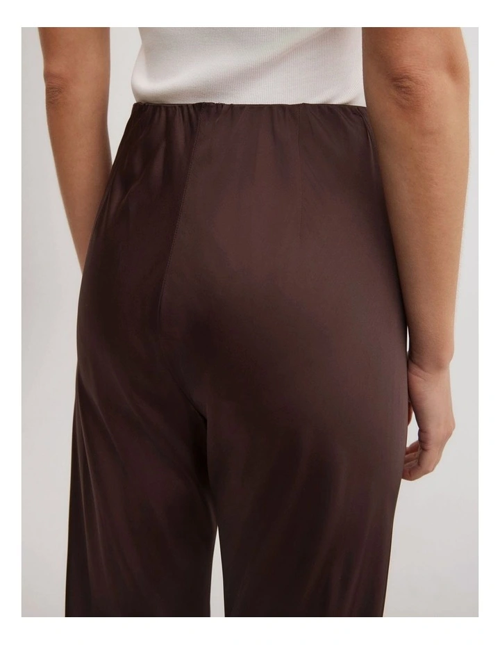 Bias Cut Pant in Espresso image 3