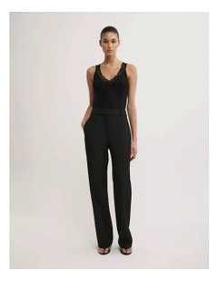 Slim Leg Pants in Black
