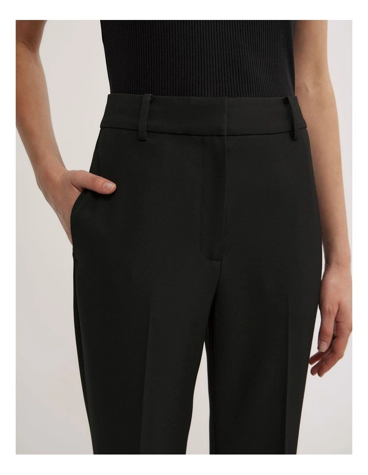 Slim Leg Pants in Black image 4