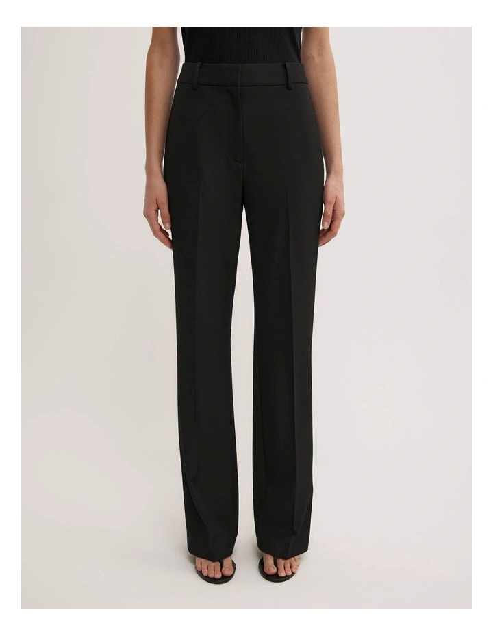 Slim Leg Pants in Black image 6