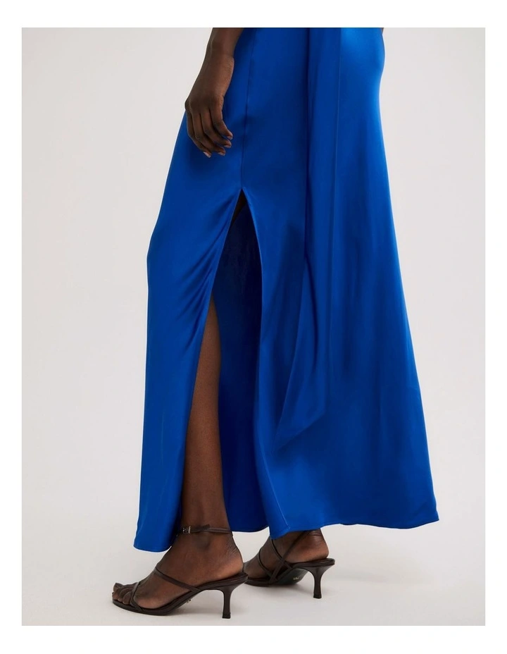 Maxi Scarf Dress in Cobalt image 4