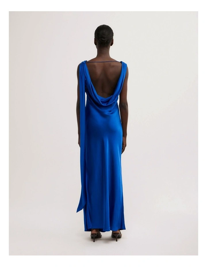 Maxi Scarf Dress in Cobalt image 6