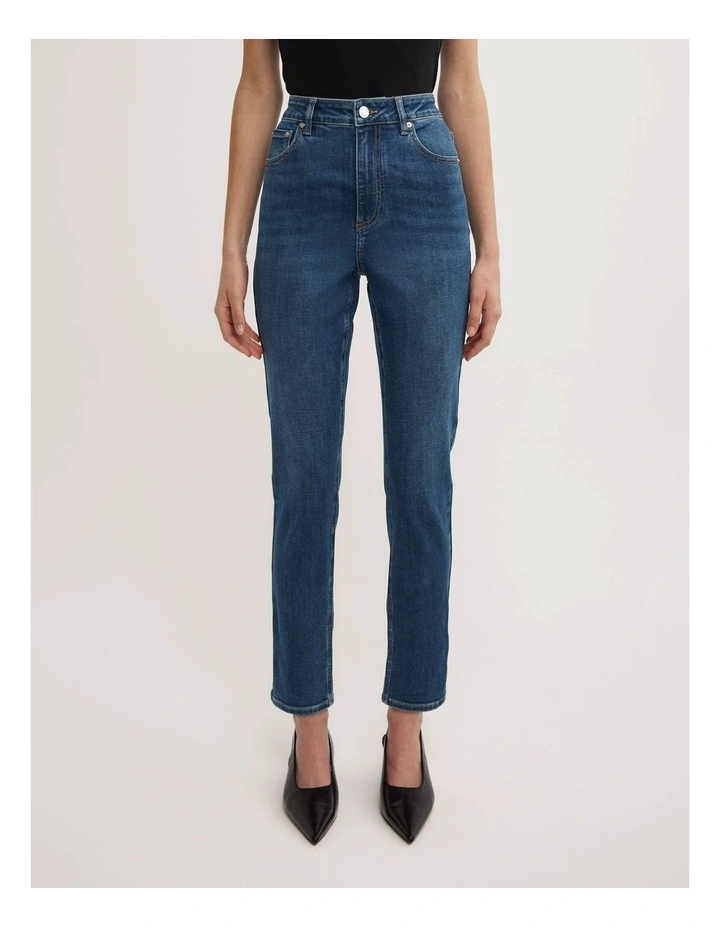 Skinny Jeans in Mid Blue image 2