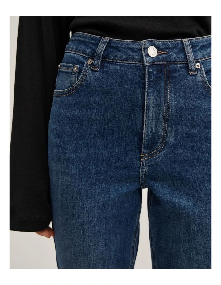 Skinny Jeans in Mid Blue image 3