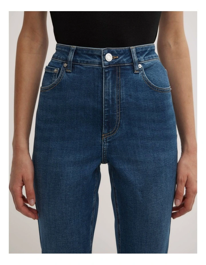 Skinny Jeans in Mid Blue image 3