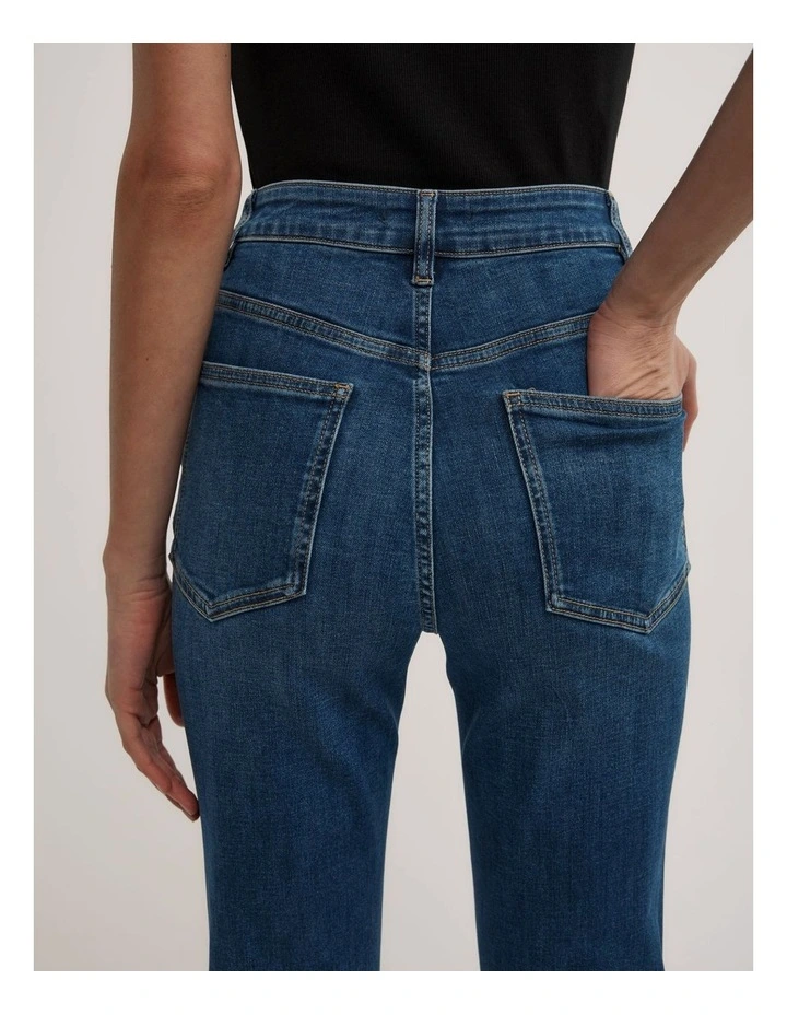 Skinny Jeans in Mid Blue image 4