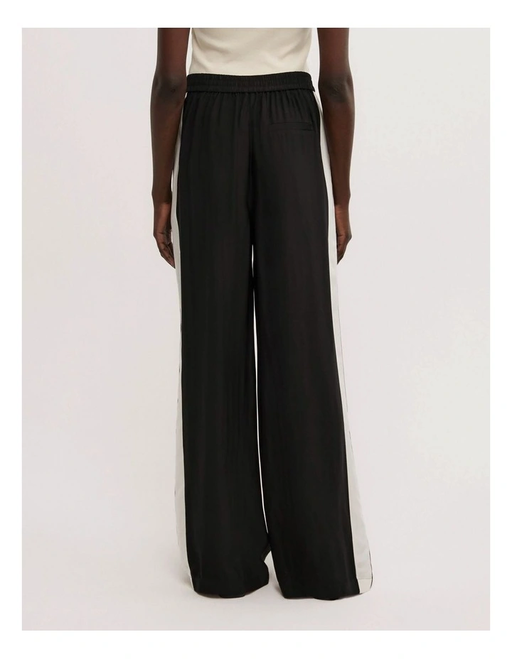 Flat Front Pants in Black image 6