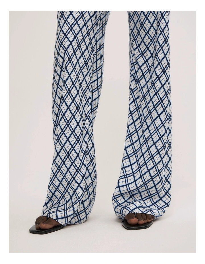 Check Pants in Blue Check image 5
