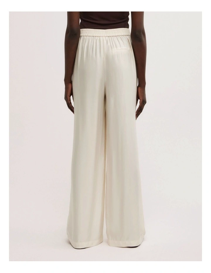 Flat Front Pants in Vanilla image 5