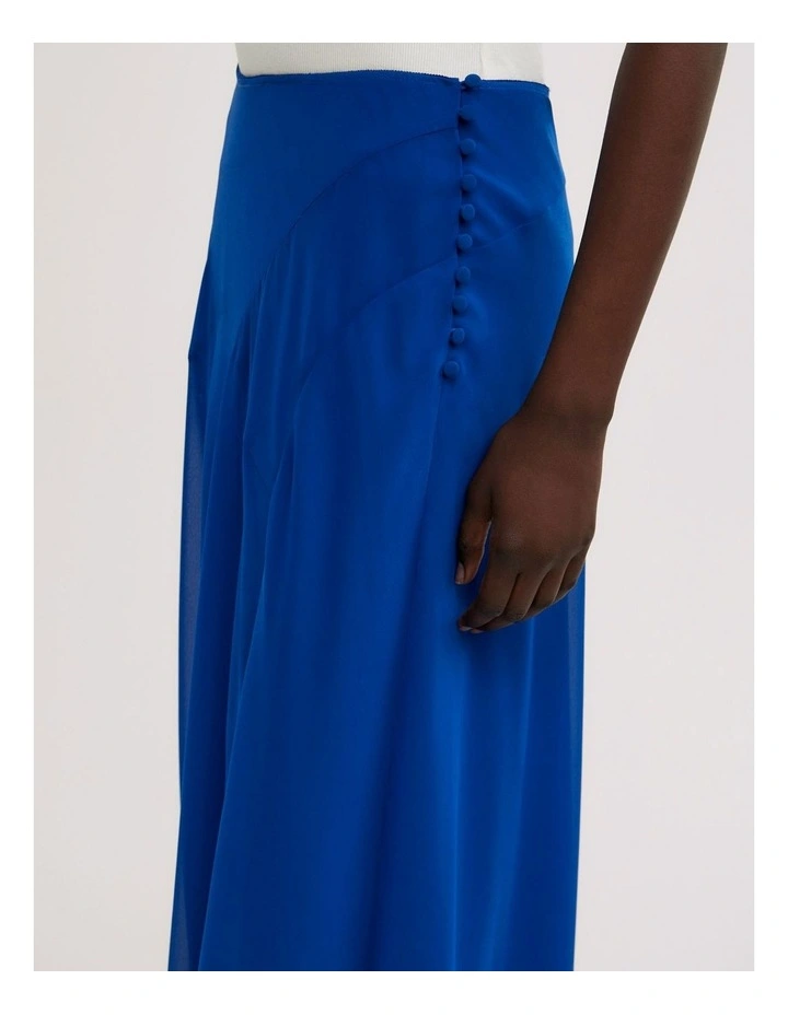 Basque Maxi Skirt in Cobalt image 4