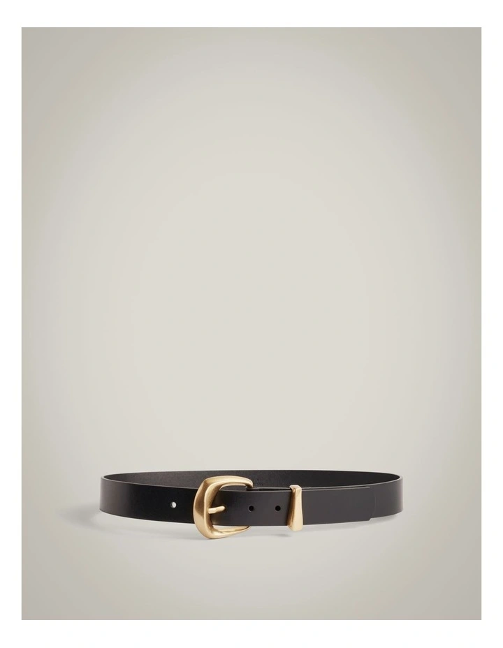Hailee Organic Belt in Black image 1