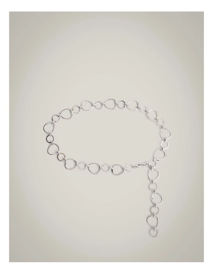 Tori Chain Belt in Silver image 1