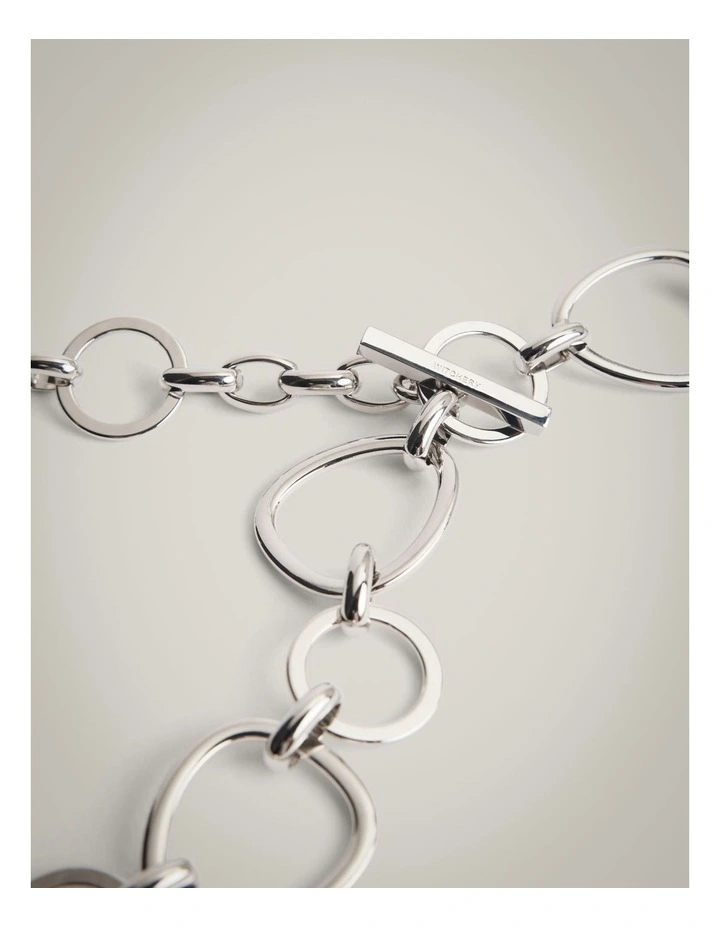 Tori Chain Belt in Silver image 4