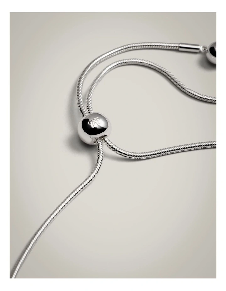 Stella Necklace in Silver image 4