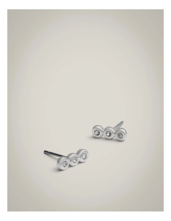 Morgan Stud Earrings Set in Silver image 4