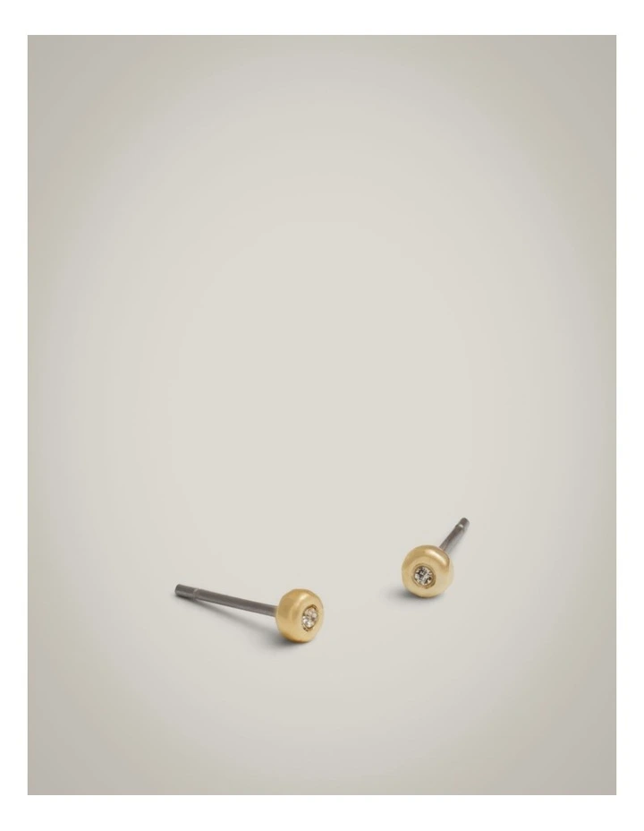 Morgan Stud Earrings Set in Gold image 6