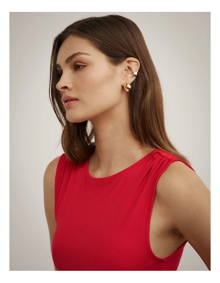 Stella Earrings Set in Gold image 2