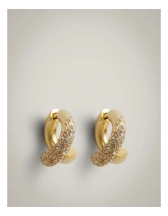 Chloe Hoop Earrings in Gold