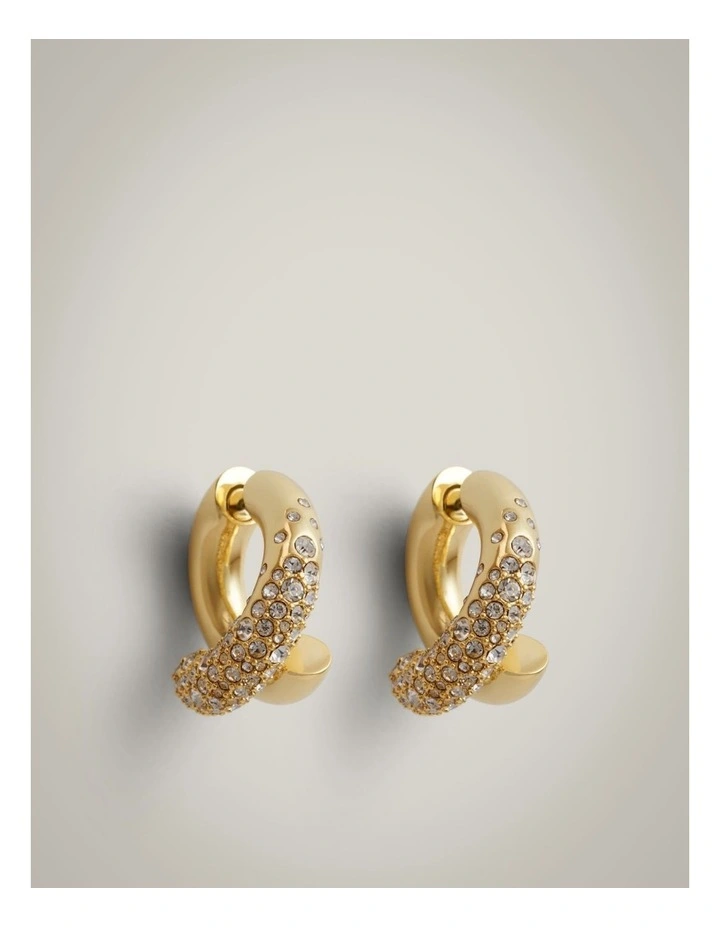 Chloe Hoop Earrings in Gold image 1