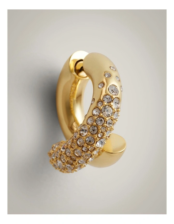 Chloe Hoop Earrings in Gold image 3