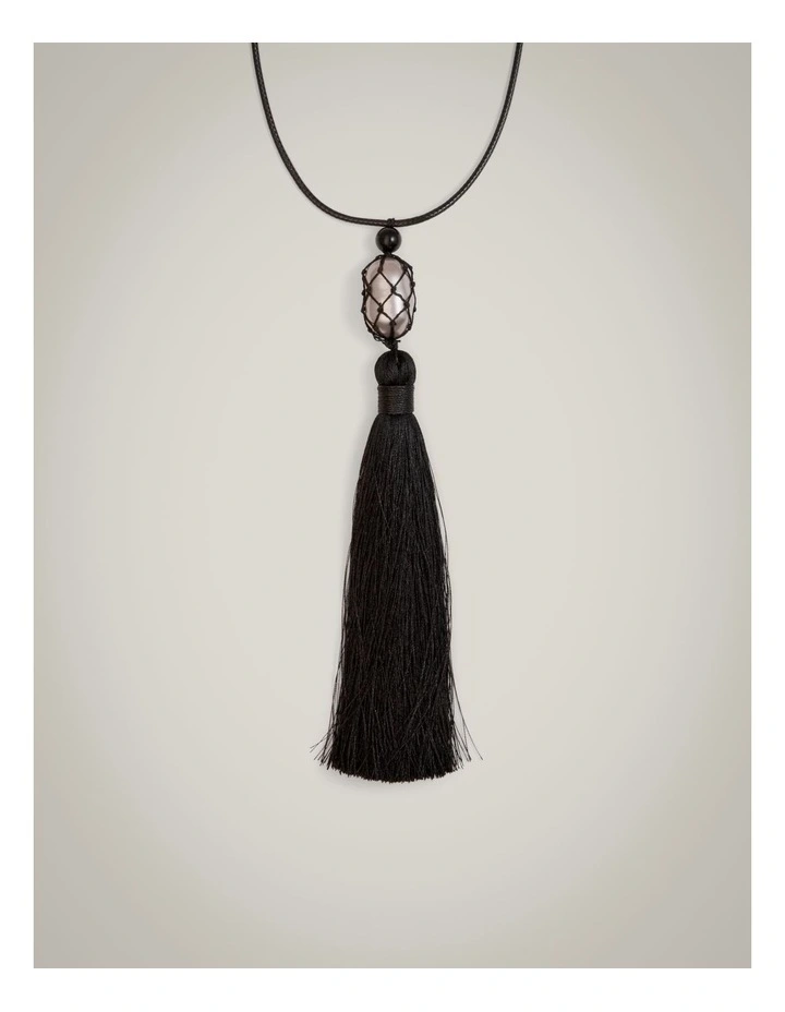 Millie Necklace in Black image 4