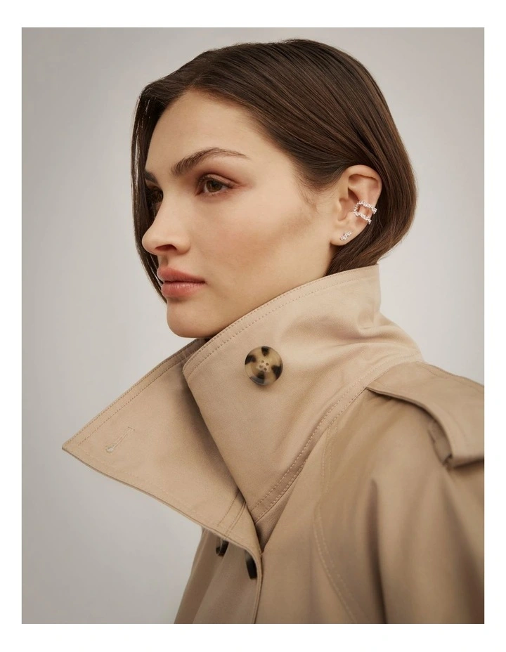 Cynthia Earrings in Silver image 2