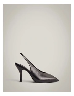 Naomi Peep Toe Heels in Black